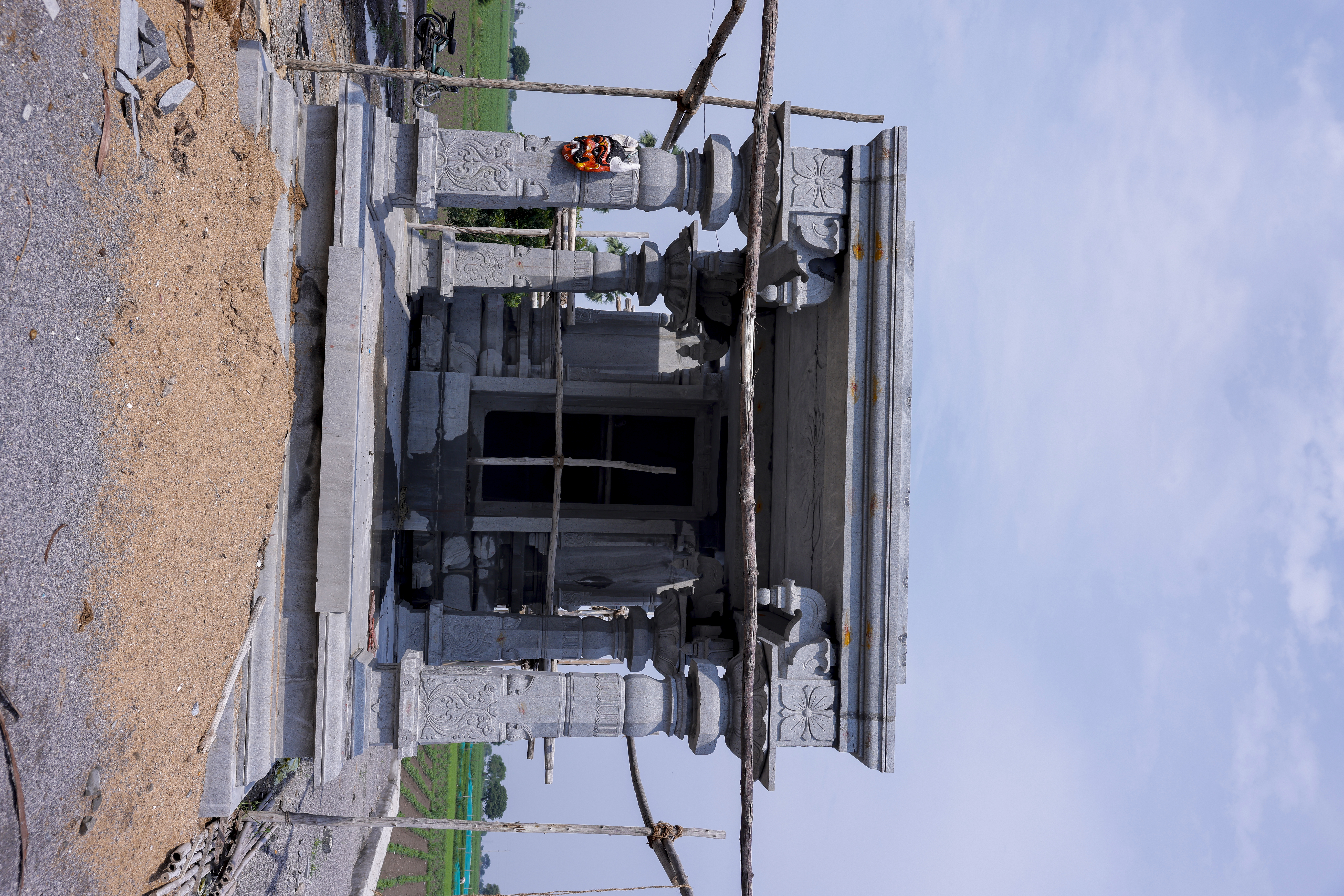 Heritage Stone Temple Construction View 15 (సాంప్రదాయ శైవ క్షేత్ర నిర్మాణం 15)