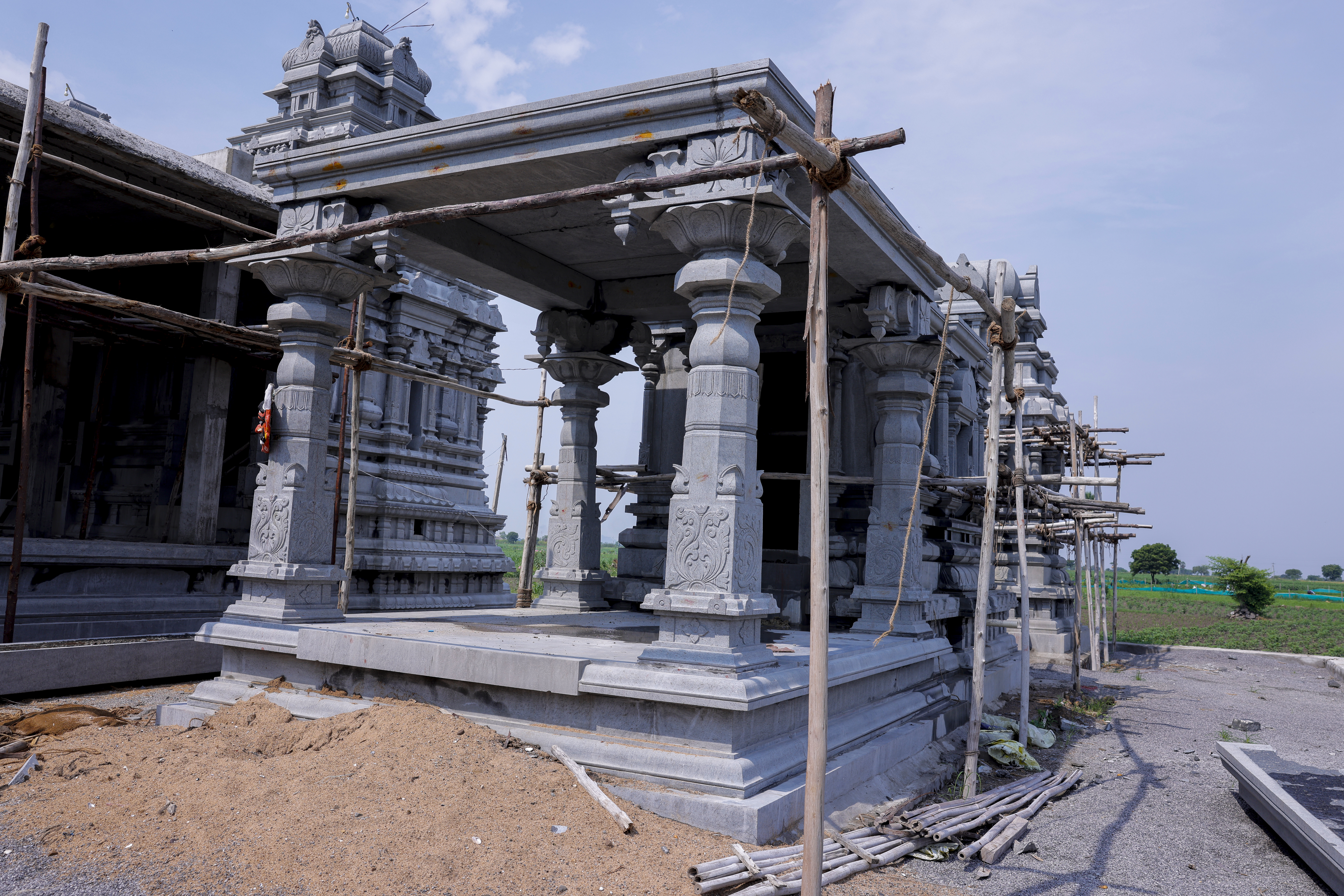 Temple Gopuram & Sanctum View 16 (గోపురం & శంకుస్థాపన స్థలం 16)